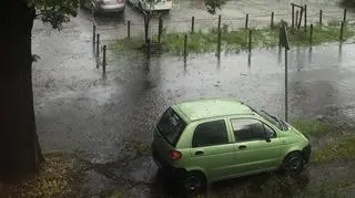 Oberwanie chmury we Wrocławiu 