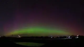 Zorza polarna widoczna gołym okiem