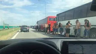 Ustawka kibiców na A1