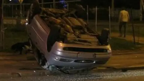 Dachowanie w centrum Wrocławia