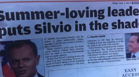 Tusk na językach Brytyjczyków