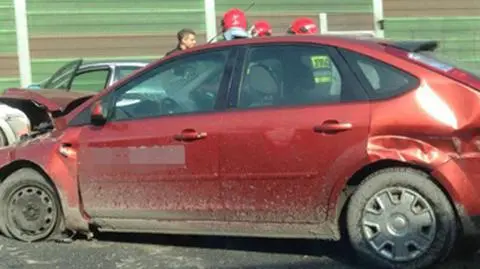 Wypadek na A4 w Katowicach