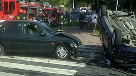 Zignorowała znak "stop"