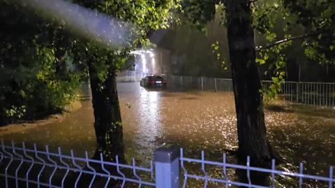 Zalany tunel Warszawa Włochy