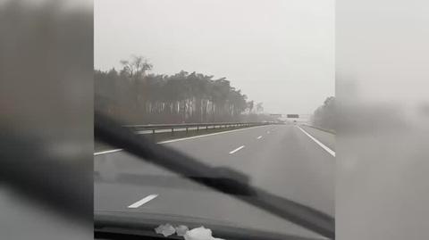 Wypadek na A4 pod Opolem, służby na miejscu