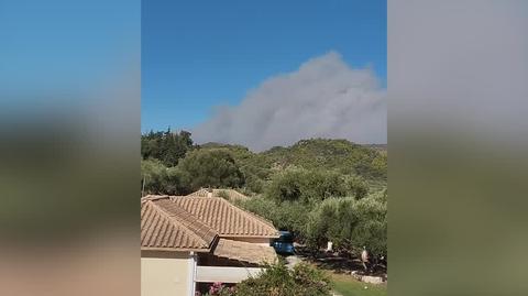 Pożar na Zakynthos