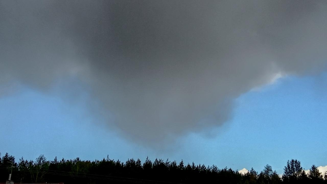 To mógł być microburst. Zdjęcia z Podlasia