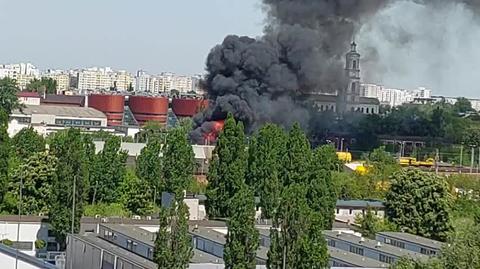 Pożar Warszwa Wschodnia