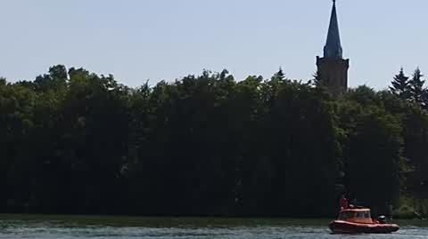 wypadek śmigłowca w Mikołajkach