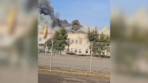 Pożar w Cigacicach pod Zieloną Górą