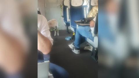 Baran jechał pierwszą klasą pociągu z Warszawy do Białegostoku