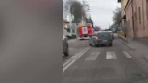 Wypadek w Lidzbarku