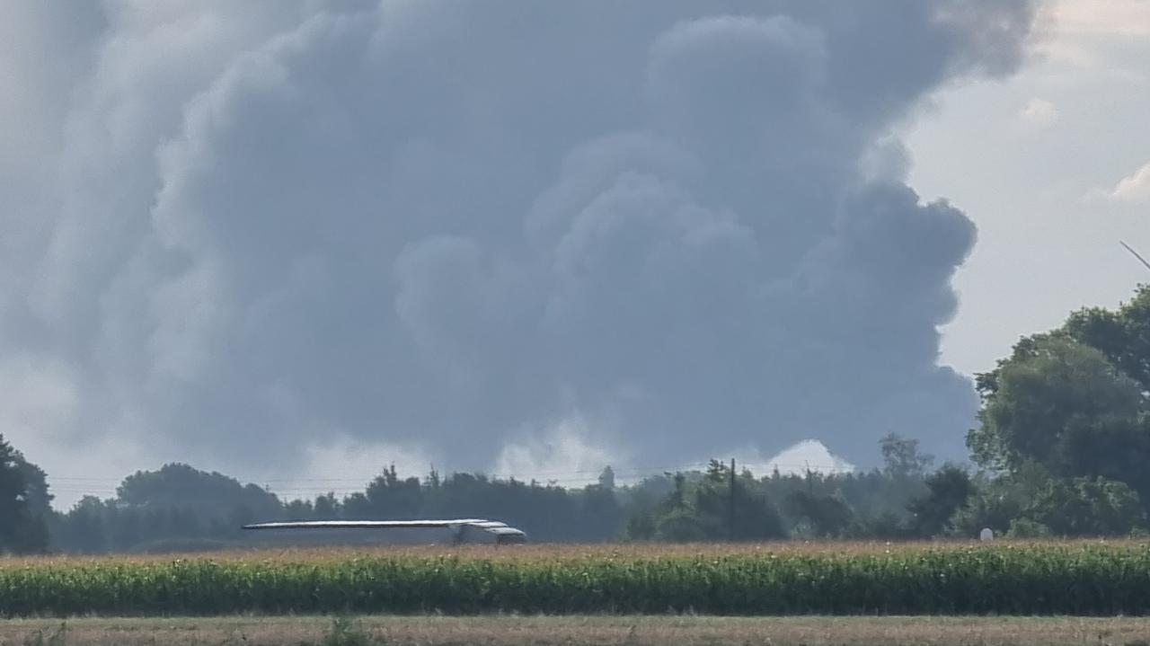Pożar w zakładzie z pianką tapicerską