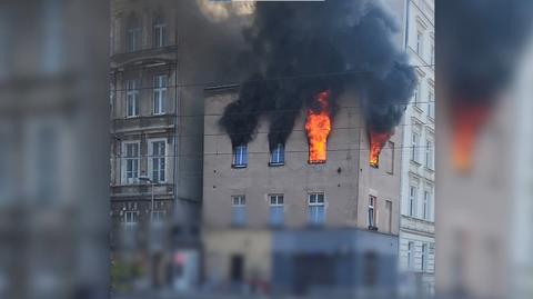 Pożar we Wrocławiu