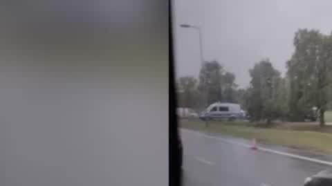 Wypadek Warszawa Powsin