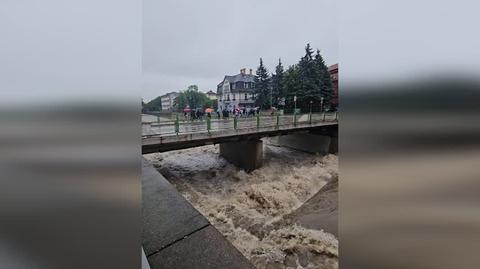 Rzeka Biała w centrum Bielska-Białej