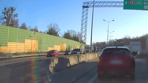 Kolizja na S8