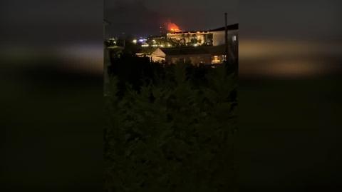 Pożar na greckiej wyspie Zakyntos