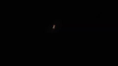 Probablement la fusée Falcon 9 d'Elon Musk vue dans le ciel de Nielbark