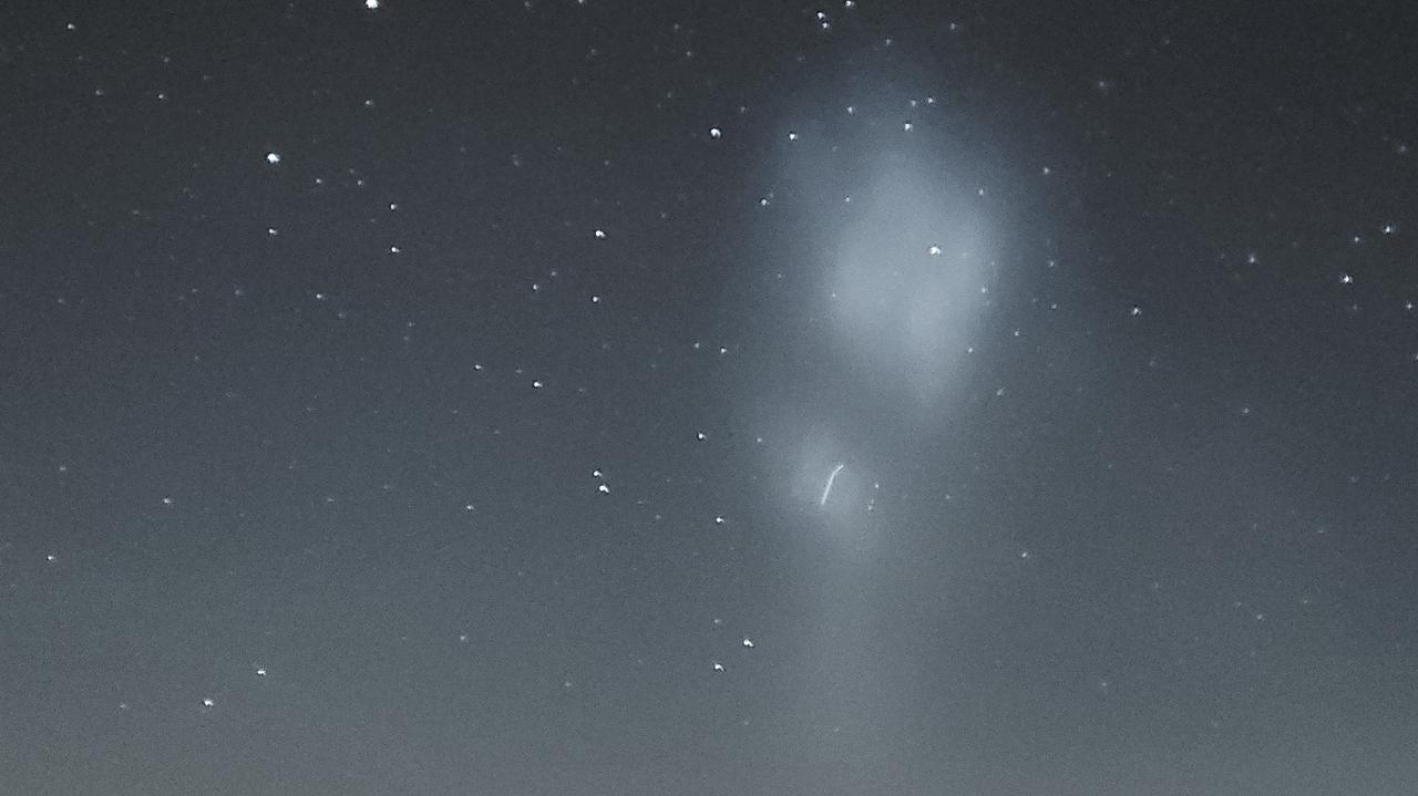 Falcon 9 zostawił ślad nad Polską. Zdjęcia