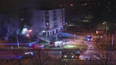 Pożar parkingu we Wrocławiu