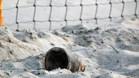 Niewybuch znaleziono na plaży w Ustce