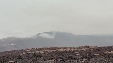 Pożar w Parku Teide.