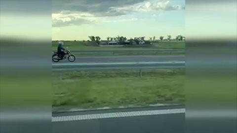 Pod prąd motocyklem na trasie S5