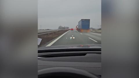 Wypadek na A4 i kierowcy jadący pod prąd