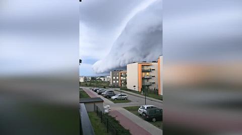 Chmury burzowe nad Gdańskiem