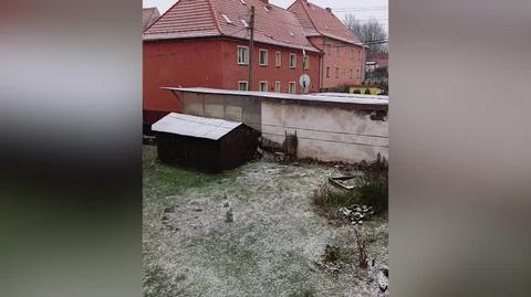 Śnieg w Wałbrzychu 