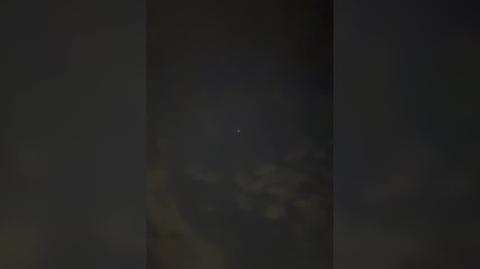 Lot kapsuły Dragon nad Poznaniem 