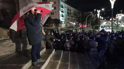 Olsztyn- protest przeciwko Lex TVN