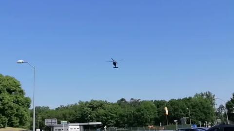 Lądowanie Medi Black Hawk w Szczecinie