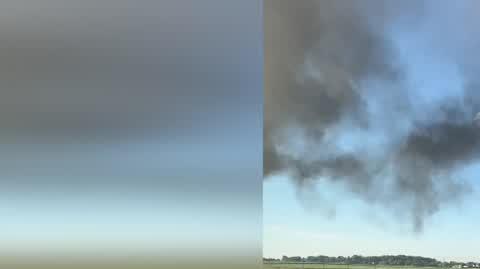 Pożar samochodu osobowego na A1