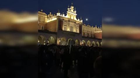 Kraków - protest Piekło Kobiet