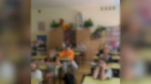 Uczniowie IV klasy odliczali do startu Sławosza Uznańskiego-Wiśniewskiego