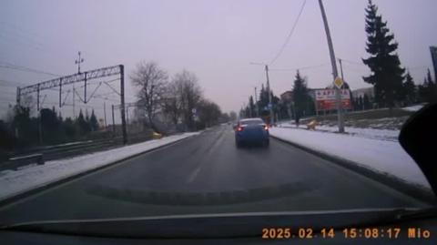 Niebezpieczne zachowanie kierowcy w Nakle nad Notecią