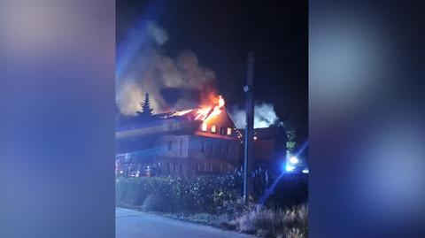 Pożar hotelu, Nowe Brzesko (Małopolskie)