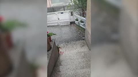 Gradobicie w Rybniku 