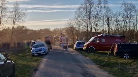 Akcja ratunkowa w miejscowości Ludwików (Wielkopolska)