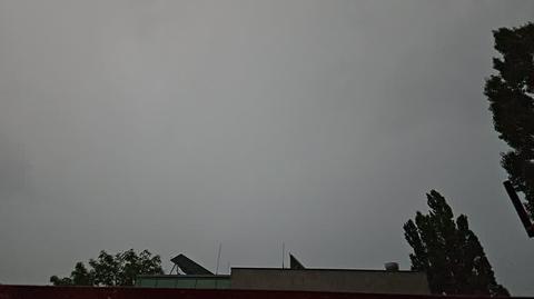 Burza na Mokotowie w Warszawie