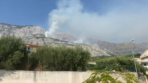Pożar w Tučepi w Chorwacji, dzień 2