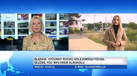 Relacja reporterki TVN24 Małgorzaty Marczok