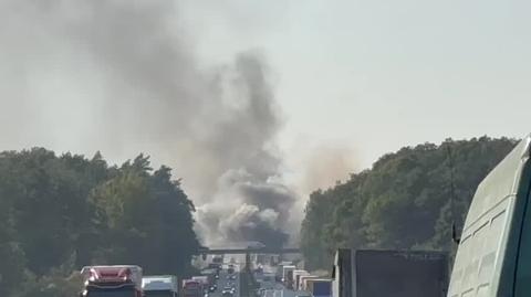 Zdarzenie na A4, powiat legnicki (Dolnośląskie)