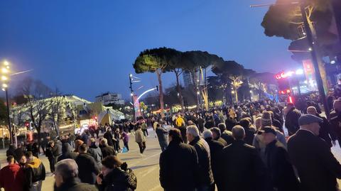 Tirana -  demonstracja