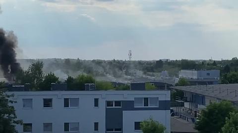 Pożar w Poznaniu przy ul