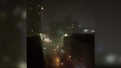 Burza i ulewa w Warszawie
