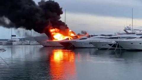 Pożar w Marina Kastela, Chorwacja