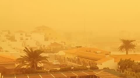Calima na Teneryfe